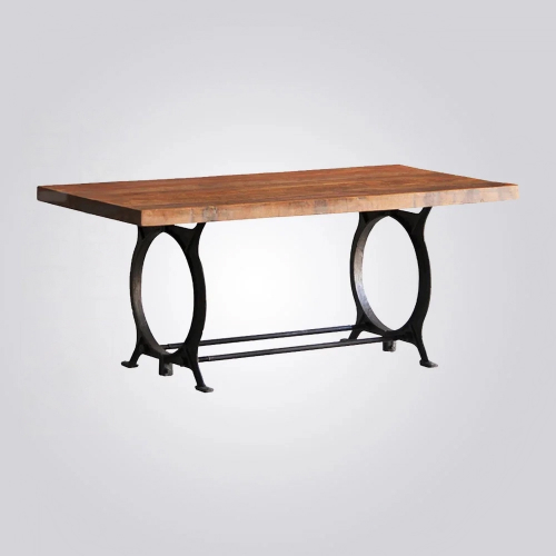 Image of Wooden Restaurant Table