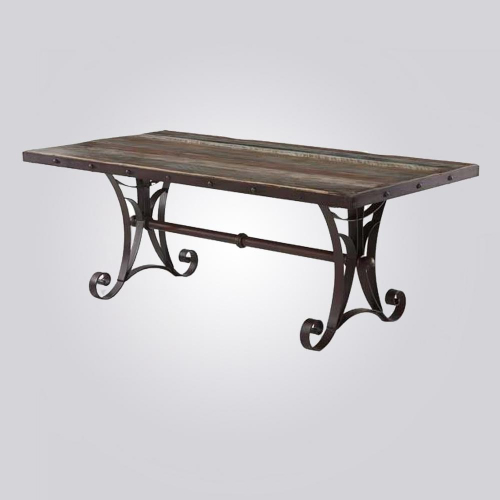 Image of Wooden Restaurant Table