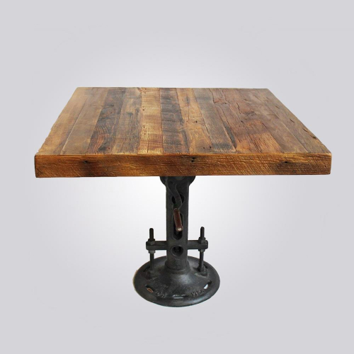 Image of Wooden Restaurant Table