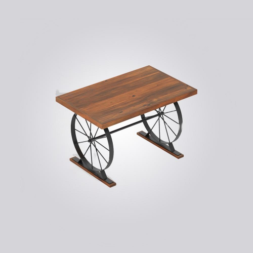 Image of Wooden Restaurant Table